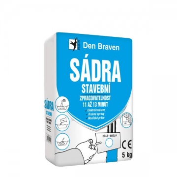 Sádra stavební 1 kg pytel