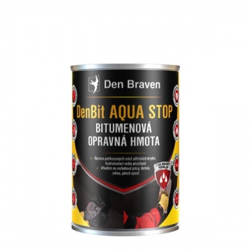 DenBit AQUA STOP bitumenová opravná hmota 1 kg plechovka