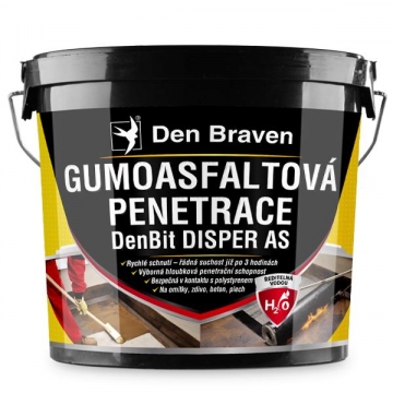 Gumoasfaltová penetrace DenBit DISPER AS 5 kg kbelík