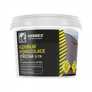 Flexibilní hydroizolace STŘECHA S-T4 5 kg kbelík červená