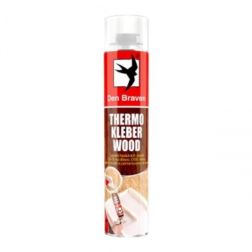 THERMO KLEBER WOOD 750 ml pistolová dóza žlutá