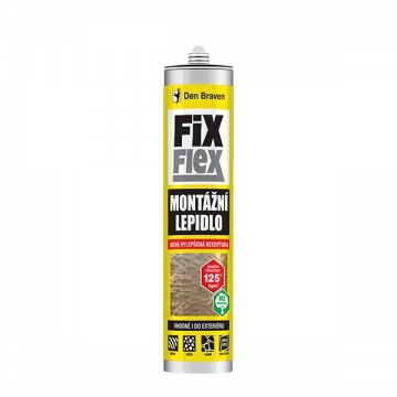 Montážní lepidlo FIX FLEX 310 ml kartuše bílá