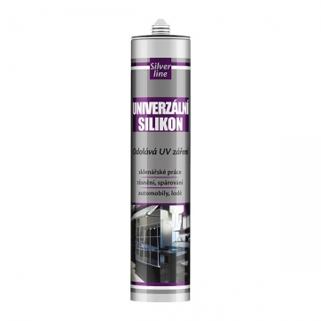 Univerzální silikon Silver Line 280 ml šedá