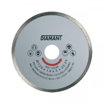 Diamantový kotouč plný STANDARD Ø 125 mm